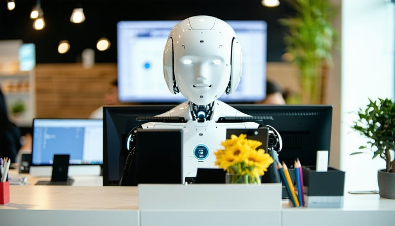 CALL'd AI receptionist assisting customers seamlessly